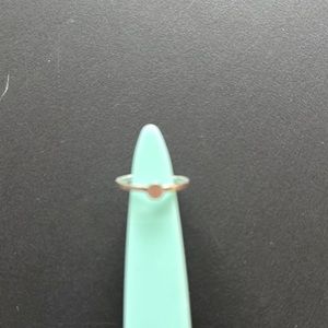 Cute Silver Handcrafted Ring embellished with small disc